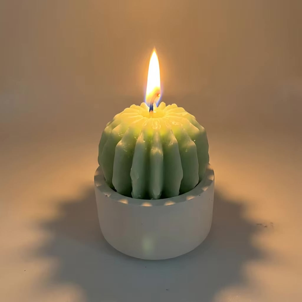 Lil’ Succulent Tea-light Candle