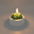 Lil’ Succulent Tea-light Candle